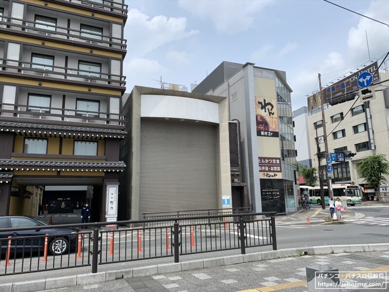 閉店した『ラッキーＪＲ奈良駅前店』跡地